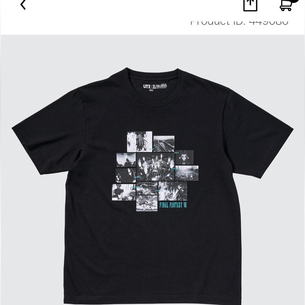 Uniqlo Final Fantasy VII UT (Short-Sleeve Graphic T-Shirt) size Large